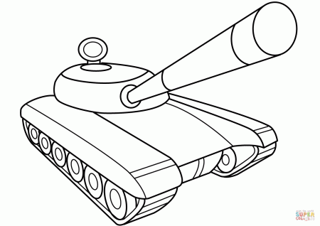 Army Tank coloring page | Free Printable Coloring Pages