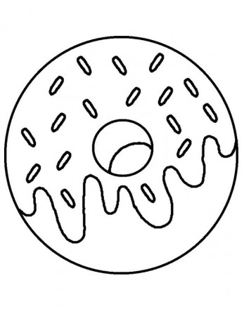 Coloring Pages Donuts
