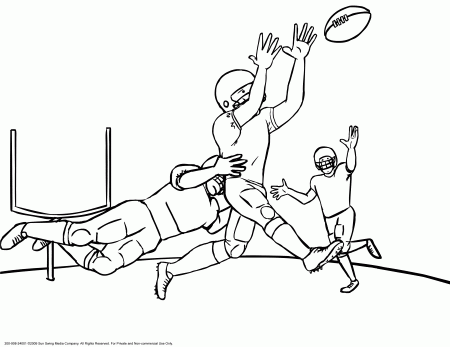 Coloring Pages Of Football Field