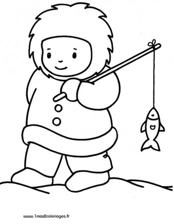 Inuit Coloring Page