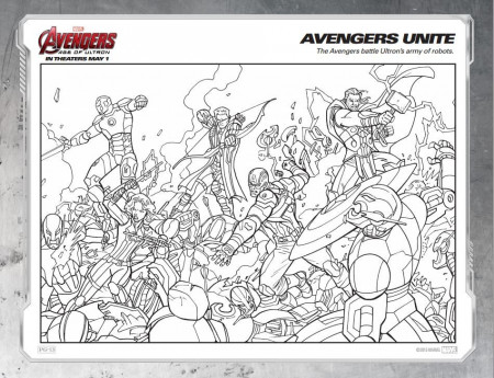 Free Printable Marvel's Avengers: Age of Ultron Coloring Sheets ...
