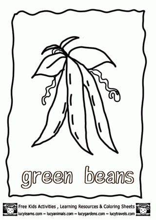 Beans - Coloring Pages for Kids and for Adults