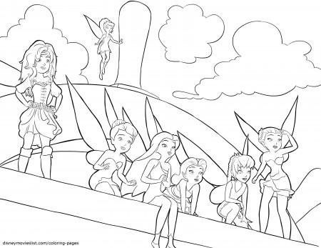 Disney's The Pirate Fairy Coloring Pages Sheet, Free Disney ...