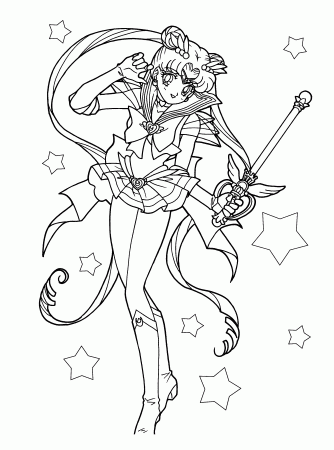 Sailormoon Coloring Pages - Coloringpages1001.com