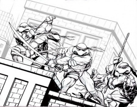 Tmnt - Coloring Pages for Kids and for Adults