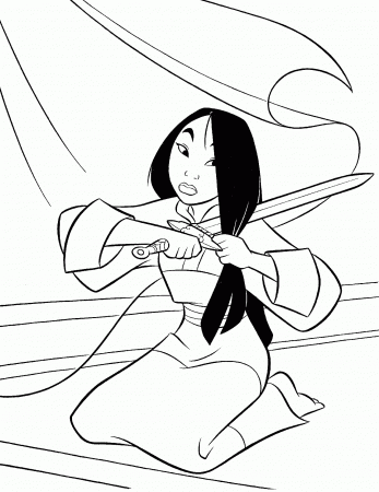 Disney Mulan Coloring Book - High Quality Coloring Pages