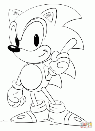 9 Pics of Sonic Coloring Pages Free Printable - Sonic Coloring ...