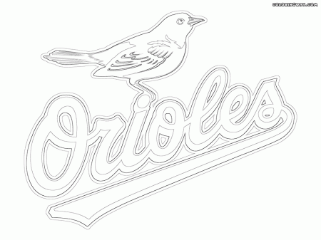MLB logos coloring pages | Coloring ...
