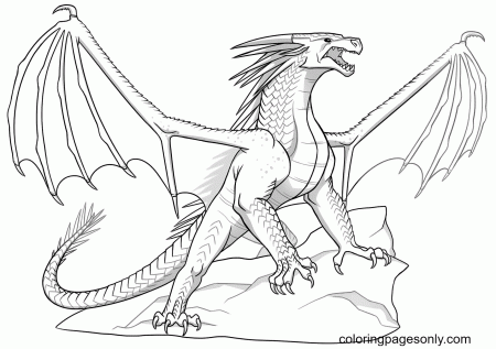 Wings Of Fire Coloring Pages - Coloring Pages For Kids And Adults