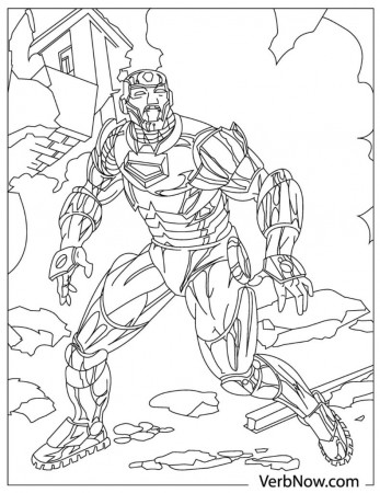 Free IRON MAN Coloring Pages for Download (Printable PDF)