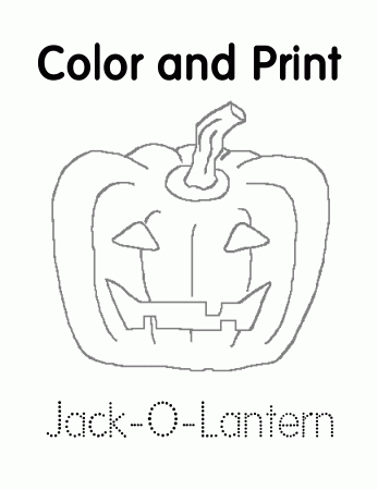 jack o lantern coloring - photos pictures - Bloguez.com