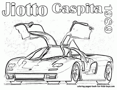 25 Sports Car Coloring Pages For Children 14 | Printable Coloring ...