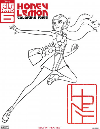 BIG HERO 6 Coloring Pages, Activity Sheets, and Printables