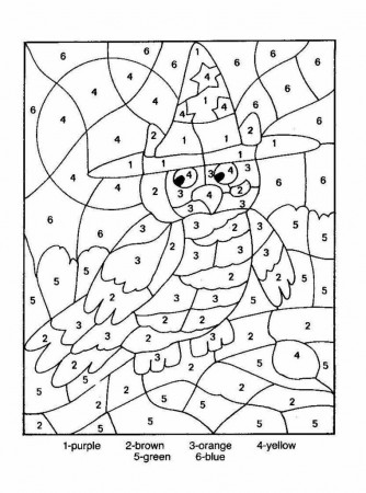 Coloring Pages: Color Numbers Printable Color By Number Coloring ...