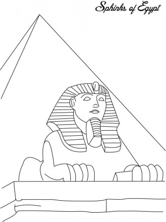 Coloring pages for kids, Egypt and Coloring pages