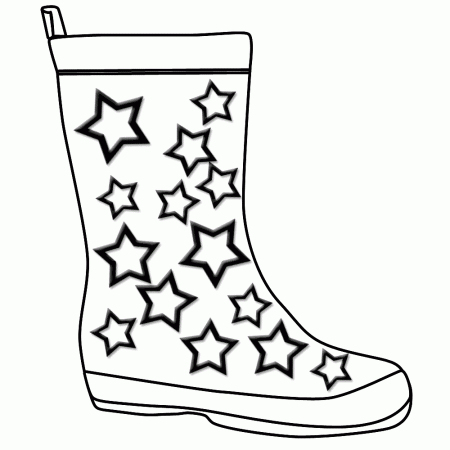 Boots Coloring - ClipArt Best