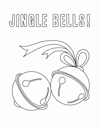 Best Photos of Free Printable Christmas Jingle Bells Coloring ...