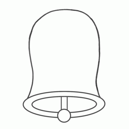 Bell Printable Coloring Page | Coloring