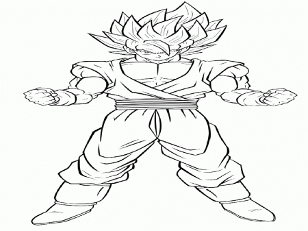 super saiyan coloring pages - High Quality Coloring Pages