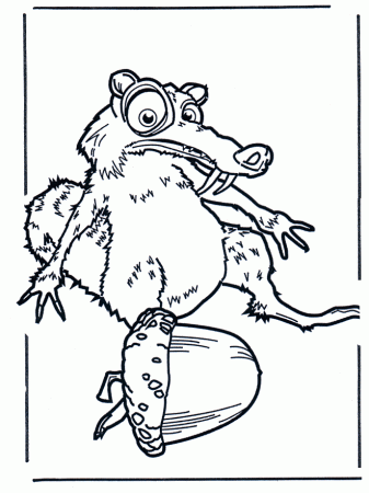 ice age 4 coloring pages | Minister Coloring