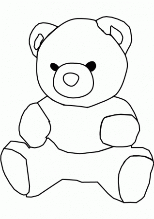 Teddy Bear Coloring Pages For Preschoolers - High Quality Coloring ...