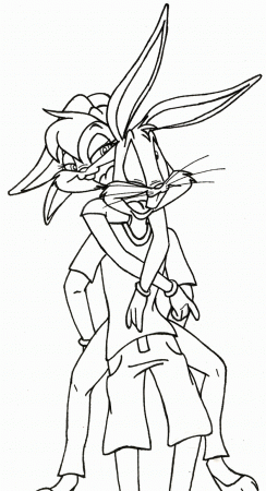 Bugs Bunny Christmas Coloring Pages - Coloring Page