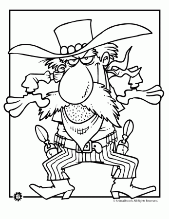 Western coloring pages to download and print for free