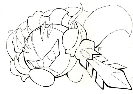 Baby Meta Knight Coloring Pages - Coloring Pages For All Ages