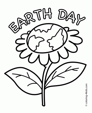 Anime Earth Day Coloring Pages - Coloring Pages For All Ages