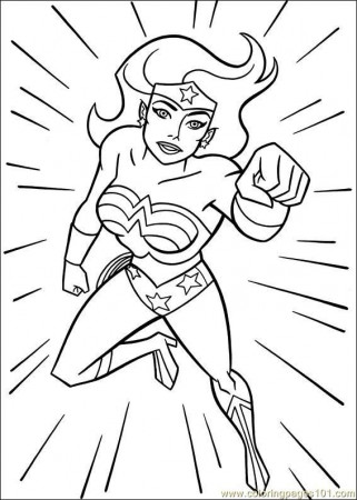 wonder woman coloring pages 04 | Superhero coloring pages ...