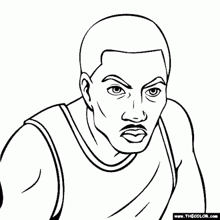 Coloring Pages Of Kyrie Irving