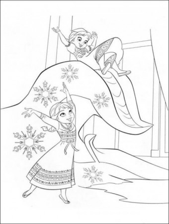 15 Free Disney Frozen Coloring Pages