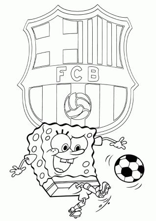 Barcelona coloring pages | Coloring pages to download and print