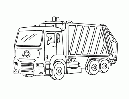 Free printable garbage truck coloring page. Download it at  https://museprintables.com/download/coloring-page/… | Truck coloring pages, Coloring  pages, Garbage truck