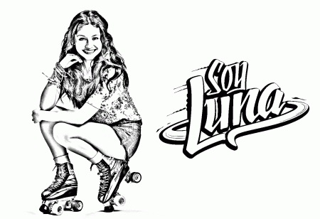 Free Soy Luna drawing to download and color - Soy Luna Kids Coloring Pages