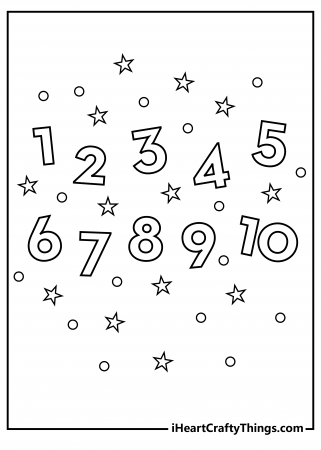 Printable Number Coloring Pages (Updated 2023)