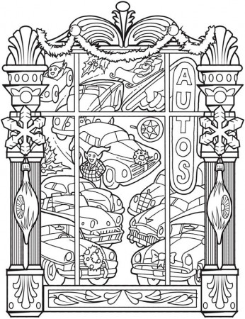 Welcome to Dover Publications - CH Vintage Christmas Windows | Pattern coloring  pages, Christmas coloring pages, Coloring pages