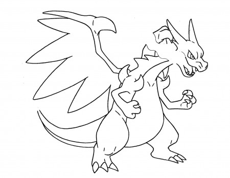 Free Mega Charizard X Coloring Page, Download Free Mega Charizard X Coloring  Page png images, Free ClipArts on Clipart Library