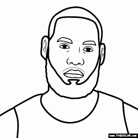 NBA Coloring Page - Coloring Home