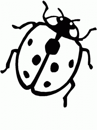Black Ladybugs Coloring Pages | Deliyazar.com