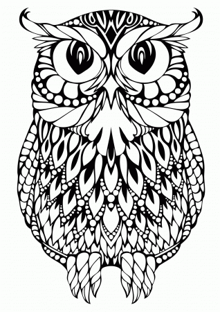 Free Printable Coloring Pictures Of Owls - Coloring