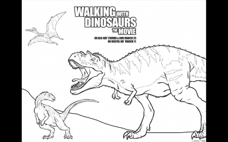 Walking with Dinosaurs Free Printable Coloring Pages and DVD ...