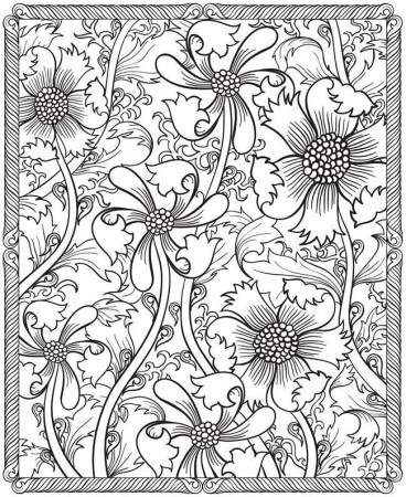 Adult Coloring Pages Sunflower Printable - Coloring Pages For All Ages