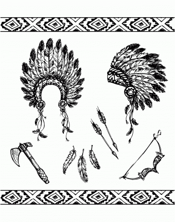 Native American - Coloring Pages for adults : coloring-adult ...