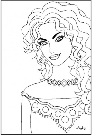 Pretty Woman Coloring Pages - Get Coloring Pages