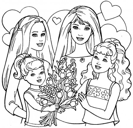 Barbie Dreamhouse Adventures Colouring Pages | Mermaid coloring pages,  Mermaid coloring book, Barbie coloring