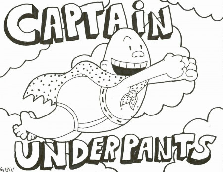 Free Coloring Pages Website New Captain Underpants Coloring Pages | Meriwer  Coloring