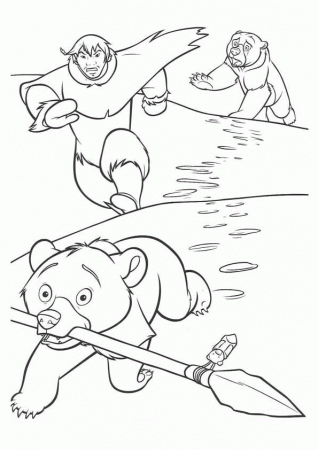 Coloring Page - Brother bear coloring pages 2