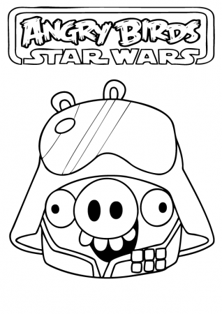 Coloring Page Angry Birds Star Wars - High Quality Coloring Pages