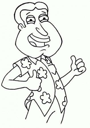 Of Family Guy - Coloring Pages for Kids and for Adults